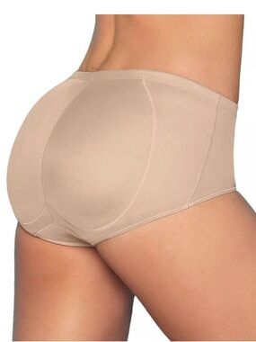 Leonisa NWT Padded Shaping Briefs for Women - Nude